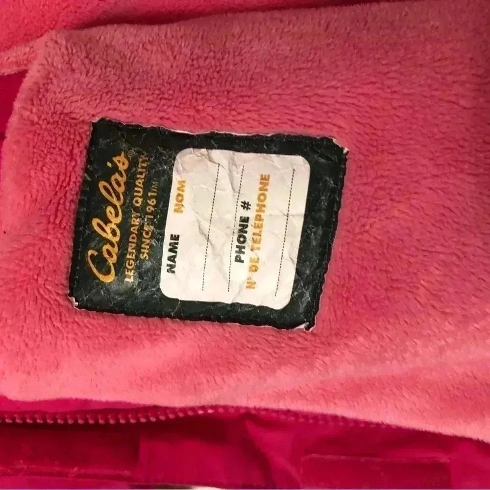 Cabelas Girls Heavy Winter Coat Size XS Measurements in pics. EUC